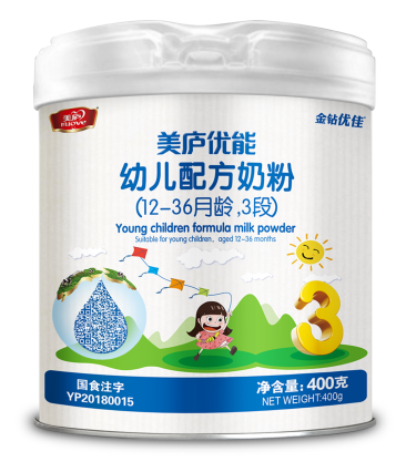 ng体育官网优能幼儿配方奶粉400克3段